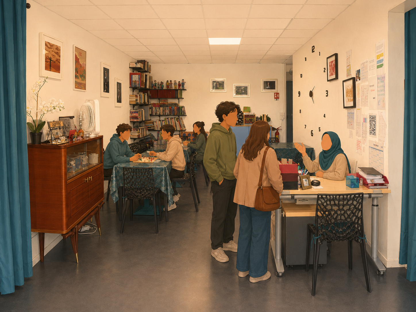 Accueil au Café Social 57 à Metz Borny