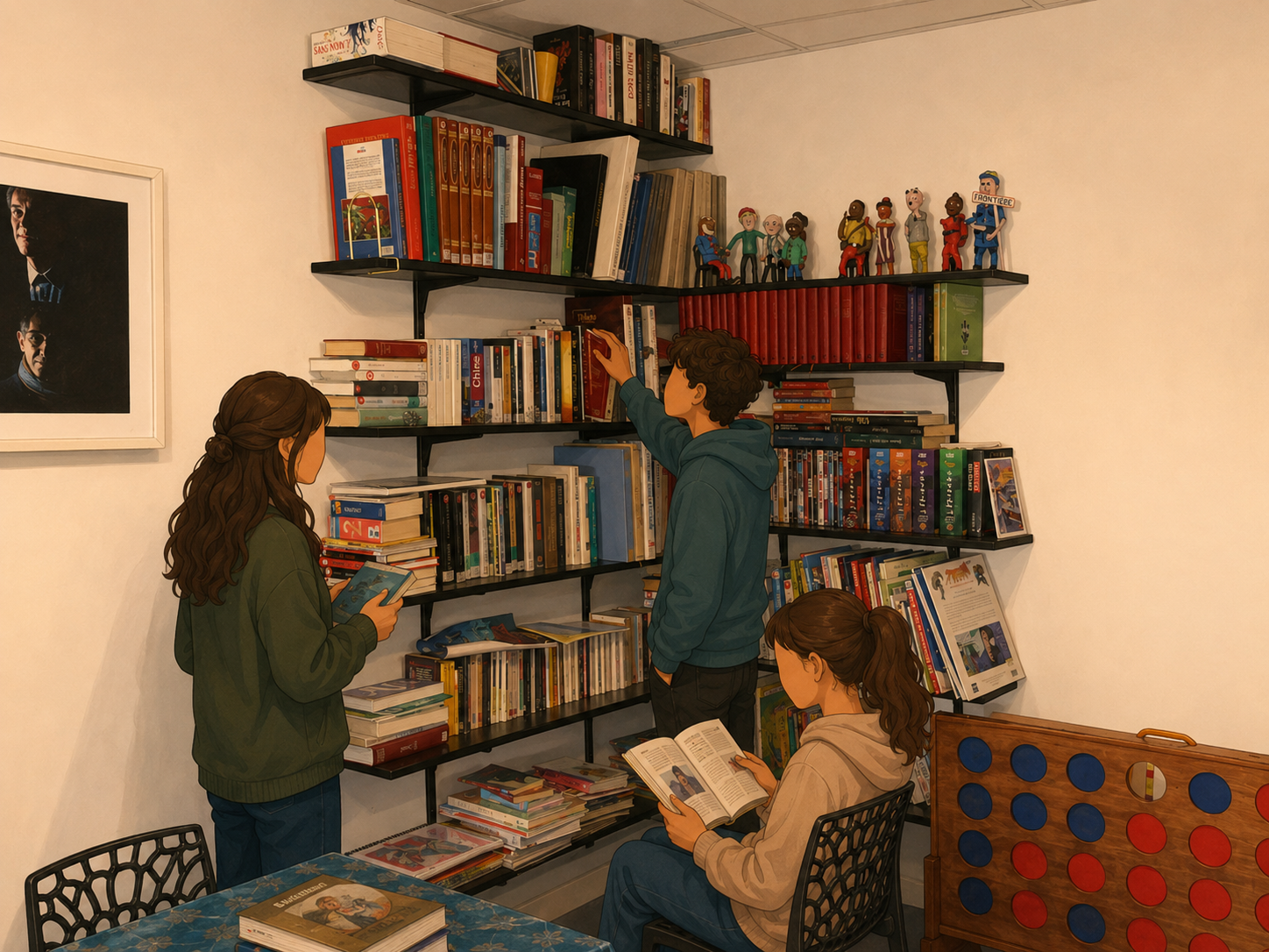 Bibliothèque du Café Social 57 à Metz Borny