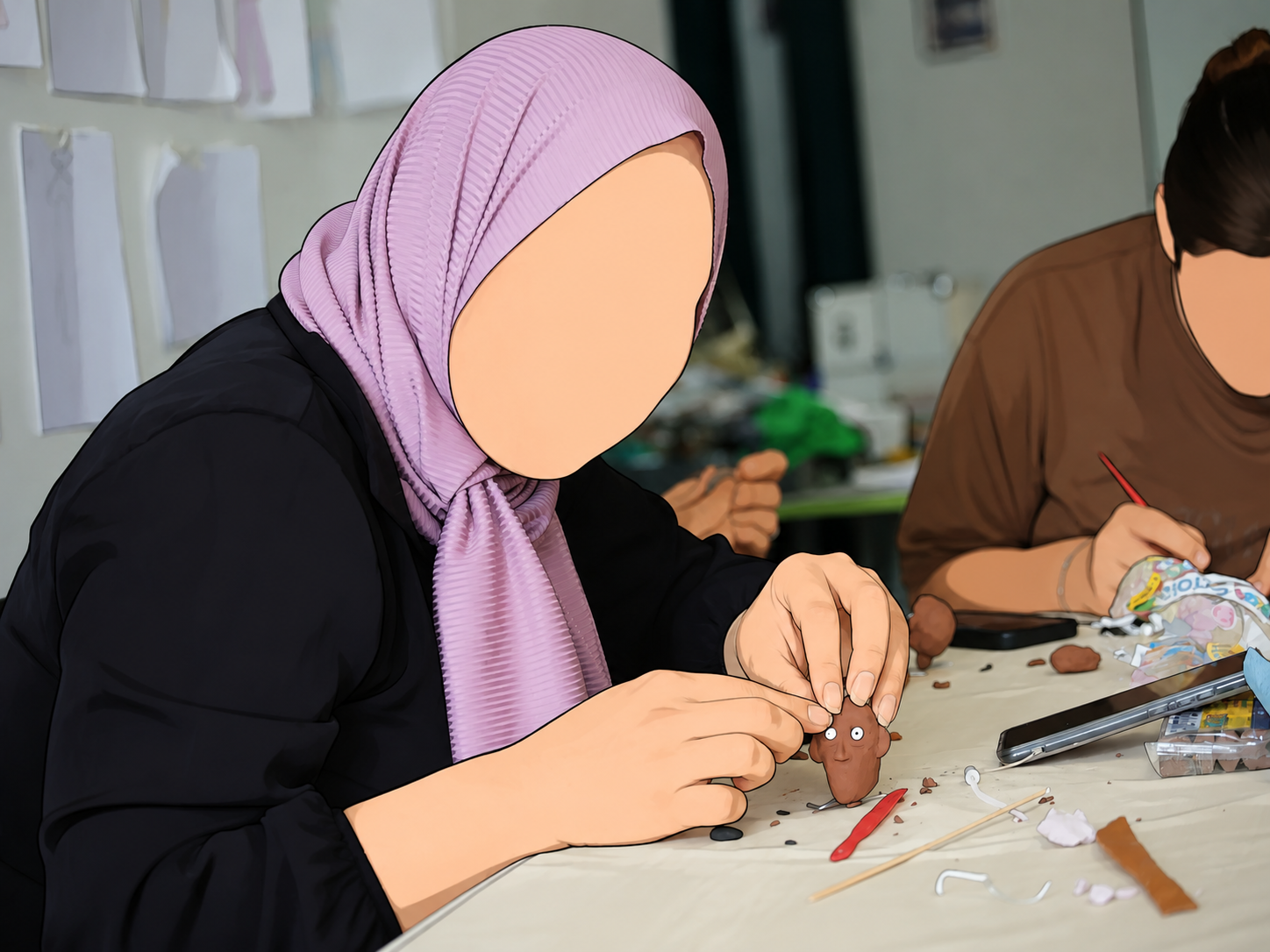 PRODUCTION D’UN COURT MÉTRAGE EN ANIMATION DE PÂTE À MODELER — 11